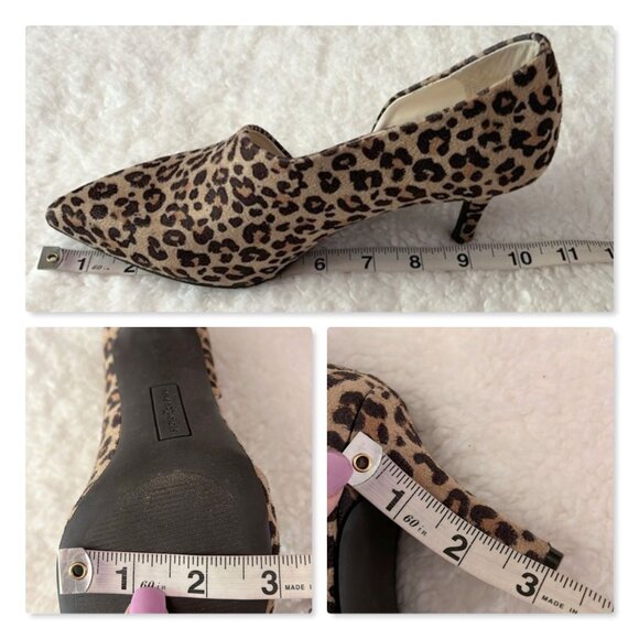 Seven Dials Exotic Leopard Print Shaylee Pump Sz 8 - Picture 6 of 7